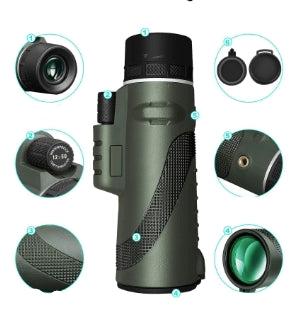 Telescópio Monocular Zoom HD Poderoso