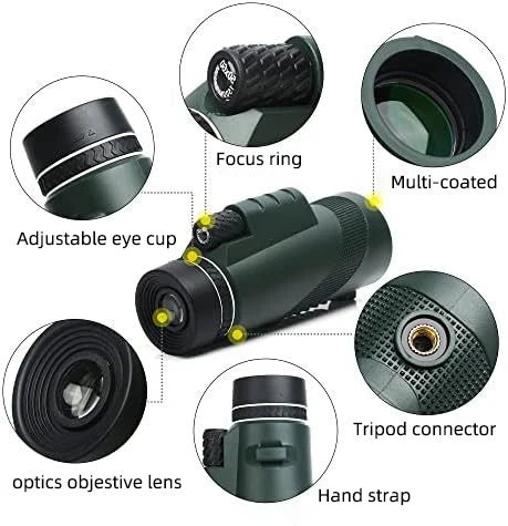 Telescópio Monocular Zoom HD Poderoso